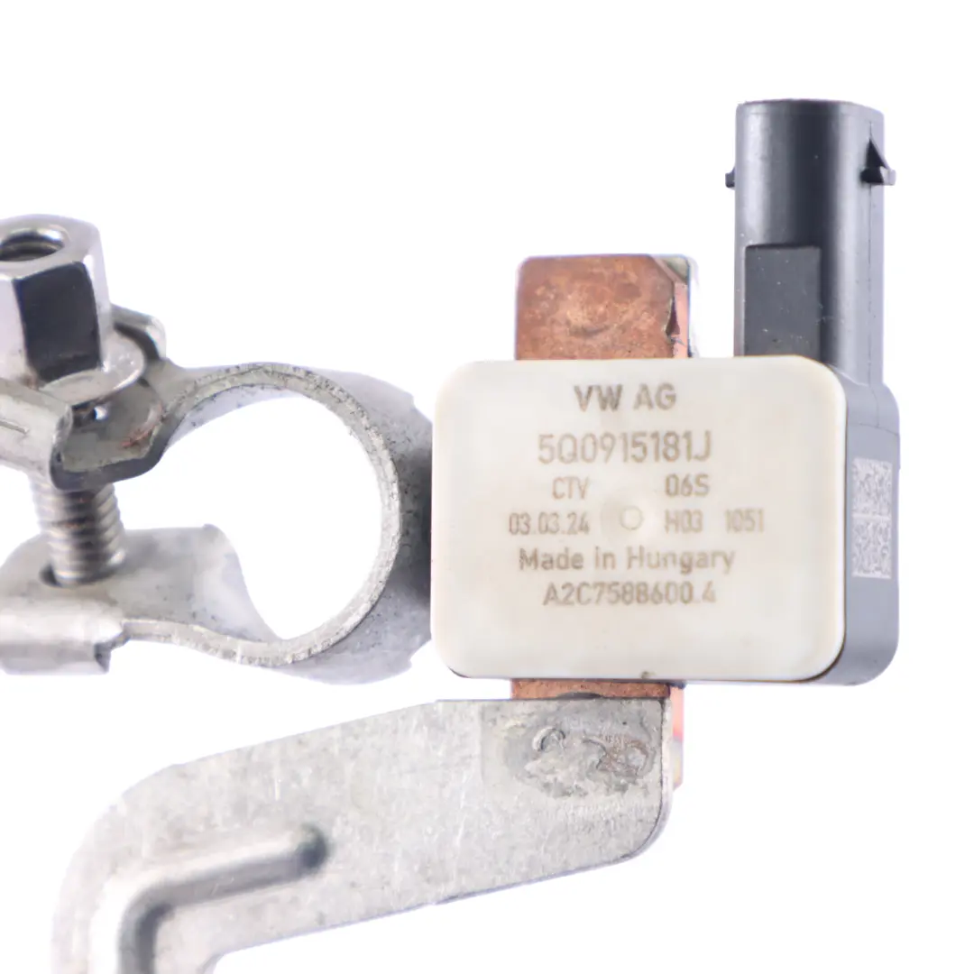 Terminale negativo HV Cavo batteria Piombo Morsetto terra per Audi Q2 GA con numero di parte 5Q0915181J Audi Q2 GA Terminale negativo HV Cavo batteria Piombo Morsetto terra - SKU 5Q0915181J - Numero di parte 5Q0915181J