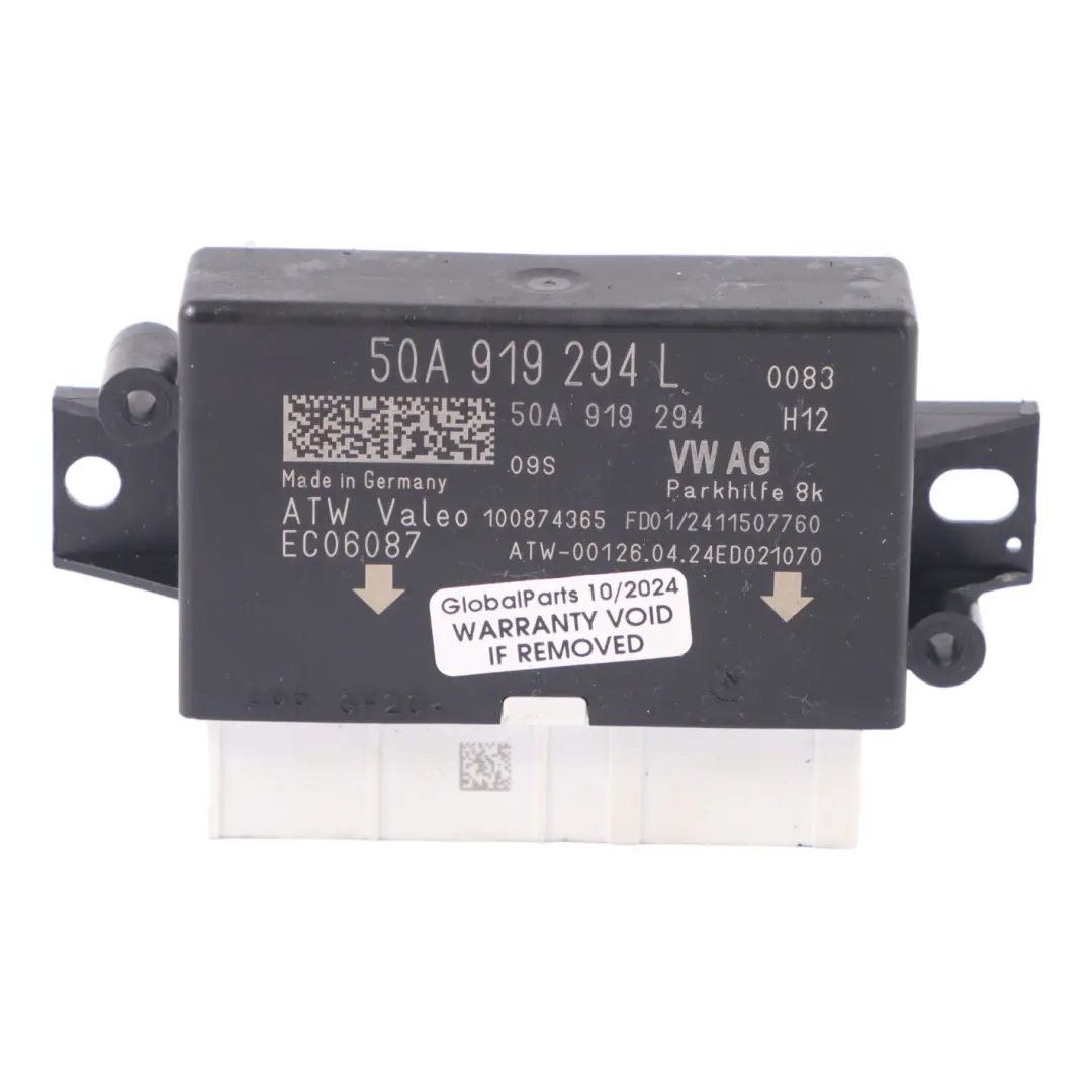 Audi Q2 GA Park Parking Assist PDC Unidad de Control Distancia Módulo - SKU 5QA919294L - Número de pieza 5QA919294L