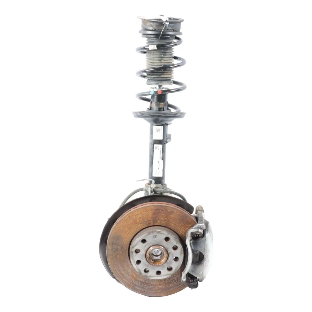 Mk8 Suspension Leg 1.0 TSI Front Right O/S Spring Strut Brake Disc to VW Golf with Part number 5WA413023Q VW Golf Mk8 Suspension Leg 1.0 TSI Front Right O/S Spring Strut Brake Disc - SKU 5WA413023Q-1 - Part number 5WA413023Q