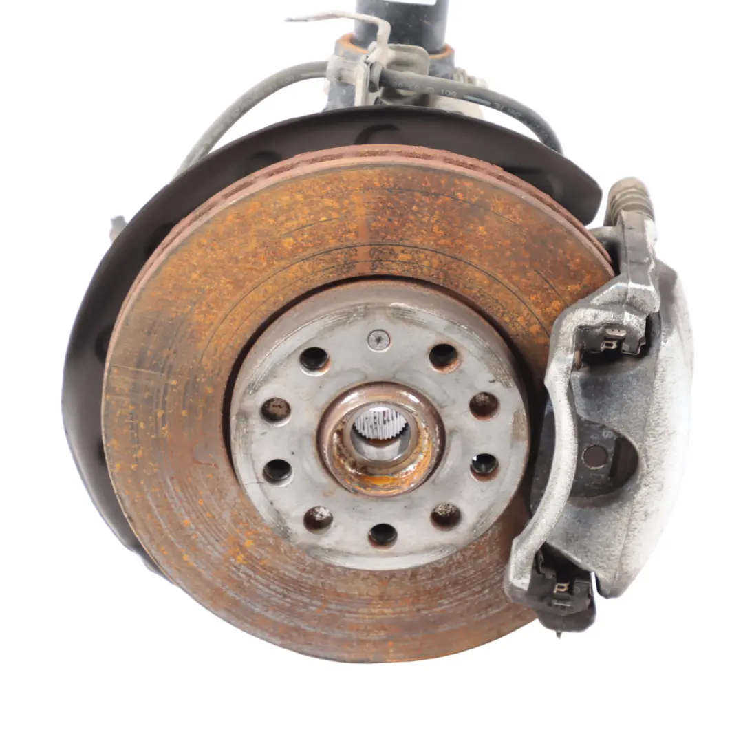Mk8 Suspension Leg 1.0 TSI Front Right O/S Spring Strut Brake Disc to VW Golf with Part number 5WA413023Q VW Golf Mk8 Suspension Leg 1.0 TSI Front Right O/S Spring Strut Brake Disc - SKU 5WA413023Q-1 - Part number 5WA413023Q