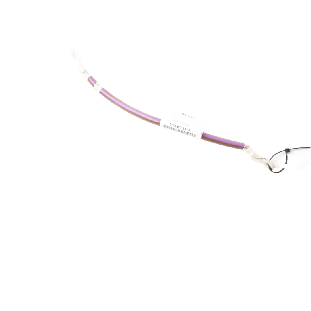 VW Golf 8 1.5 eTSI HV Battery Cable Positive Terminal Wiring Harness - SKU 5WA971243A - Part number 5WA971243A