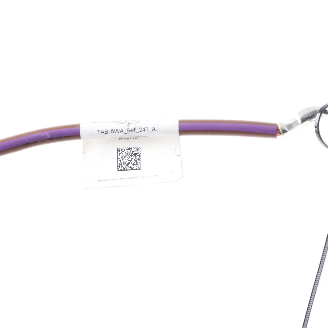 VW Golf 8 1.5 eTSI HV Battery Cable Positive Terminal Wiring Harness - SKU 5WA971243A - Part number 5WA971243A