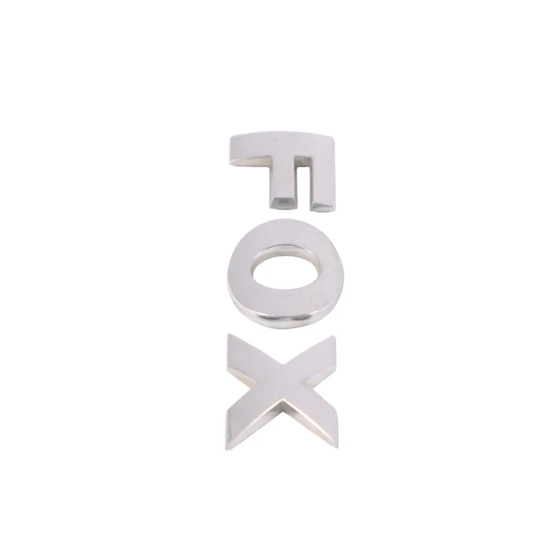 VW Volkswagen FOX Kofferraumabzeichen Heckemblem Schriftzug Chrom - SKU 5Z0853687 - Teilenummer 5Z0853687