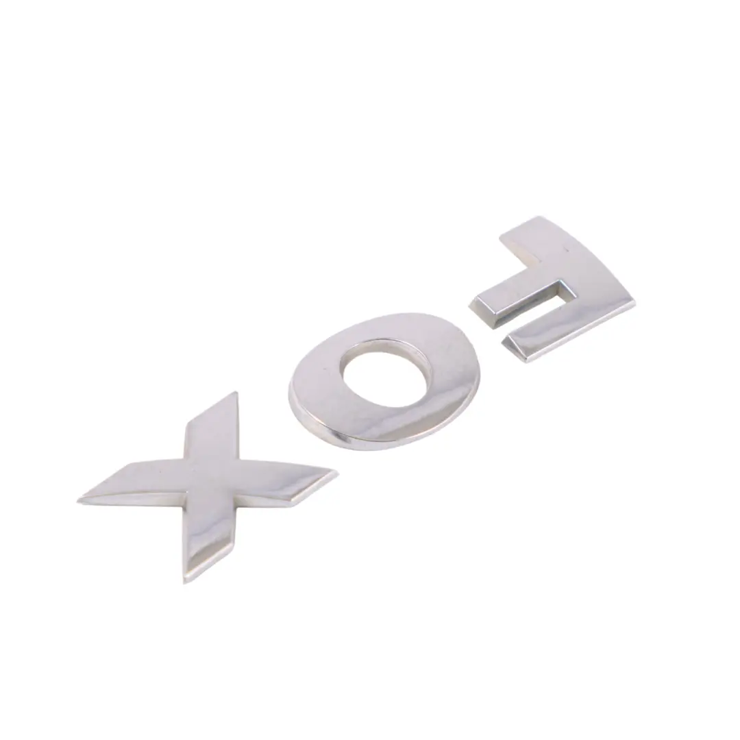 baule Emblema posteriore Lettering Cromo per VW Volkswagen FOX Badge con numero di parte 5Z0853687 VW Volkswagen FOX Badge baule Emblema posteriore Lettering Cromo - SKU 5Z0853687 - Numero di parte 5Z0853687