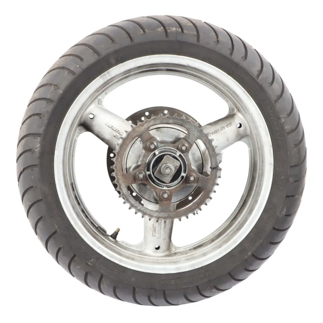 SV650 Rear Wheel R17 Michelin Radial Tyre 160/60 64111-08F00-Y6G to Suzuki with Part number 6411108F00Y6G Suzuki SV650 Rear Wheel R17 Michelin Radial Tyre 160/60 64111-08F00-Y6G - SKU 6411108F00Y6G - Part number 6411108F00Y6G