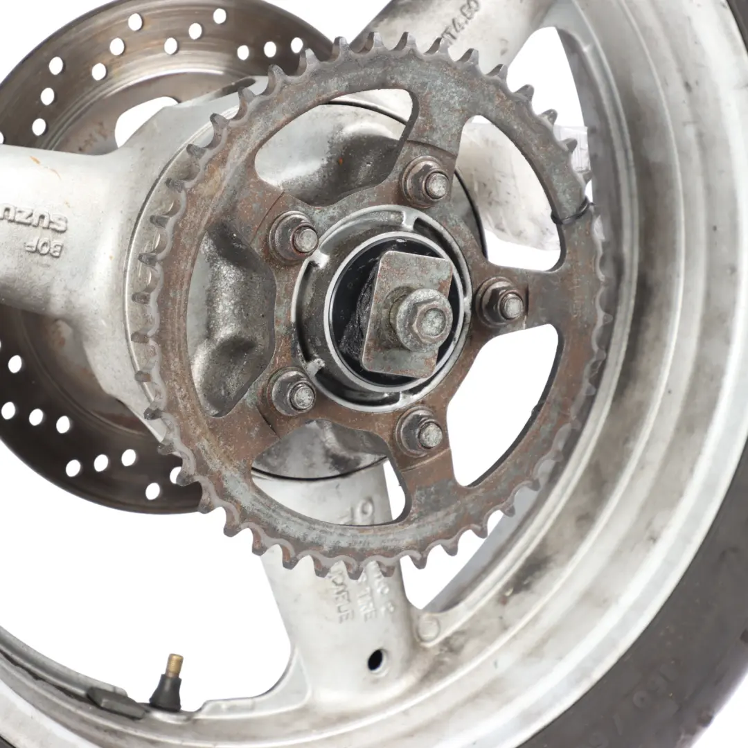 Suzuki SV650 Rear Wheel R17 Michelin Radial Tyre 160/60 64111-08F00-Y6G - SKU 6411108F00Y6G - Part number 6411108F00Y6G