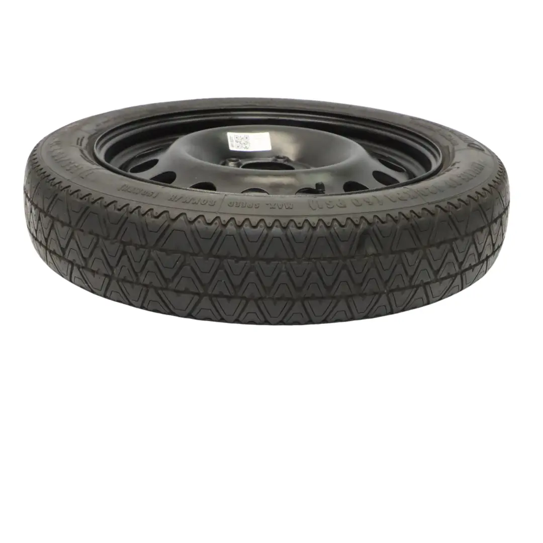 Ruota scorta compatta Acciaio Pneumatico Continental R17 4BX17 per BMW E60 E61 E83 con numero di parte 6758778 BMW E60 E61 E83 Ruota scorta compatta Acciaio Pneumatico Continental R17 4BX17 - SKU 6758778-5 - Numero di parte 6758778