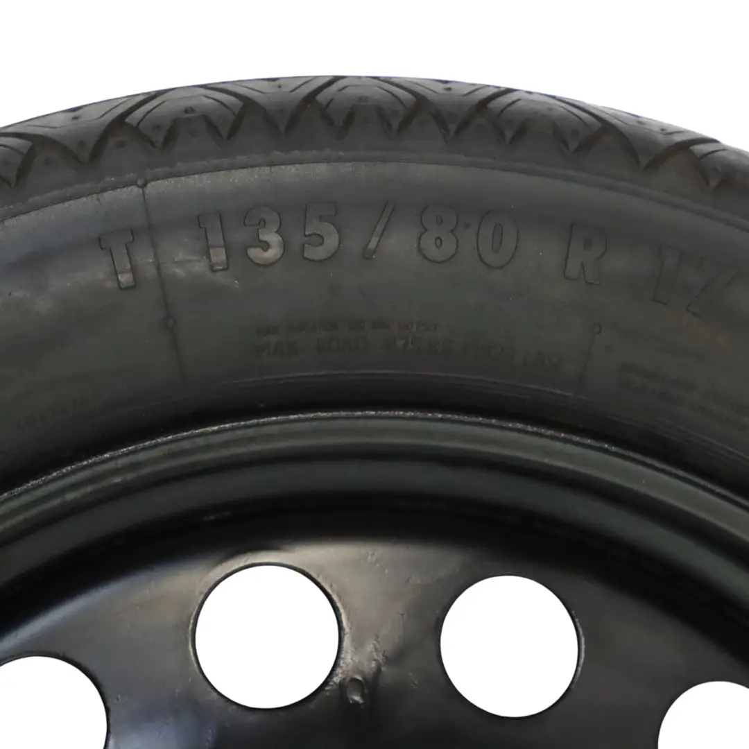 BMW E60 E61 E83 Ruota scorta compatta Acciaio Pneumatico Continental R17 4BX17 - SKU 6758778-5 - Numero di parte 6758778