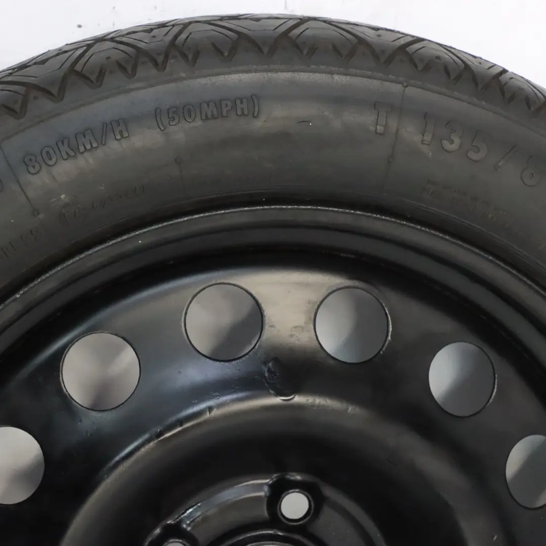 Koło Zapasowe Stalowe Czarne R17 4BX17 do BMW E60 E61 X3 E83 o numerze 6758778 BMW E60 E61 X3 E83 Koło Zapasowe Stalowe Czarne R17 4BX17 - SKU 6758778-5 - Numer Części 6758778