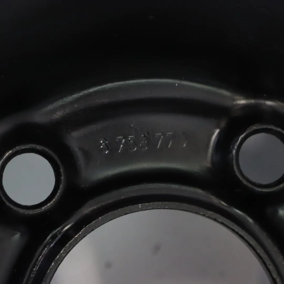 Koło Zapasowe Stalowe Czarne R17 4BX17 do BMW E60 E61 X3 E83 o numerze 6758778 BMW E60 E61 X3 E83 Koło Zapasowe Stalowe Czarne R17 4BX17 - SKU 6758778-5 - Numer Części 6758778