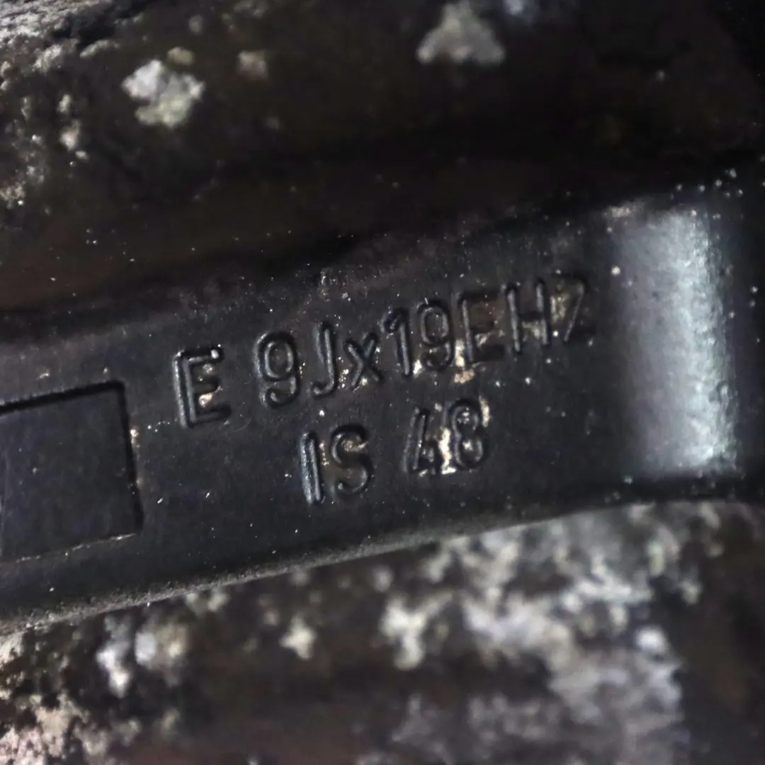 Cerchio anteriore in lega nera da 19" a raggi stellari 132 9J ET:48 per BMW X5 E53 con numero di parte 6761931 BMW X5 E53 Cerchio anteriore in lega nera da 19" a raggi stellari 132 9J ET:48 - SKU 6761931-5 - Numero di parte 6761931