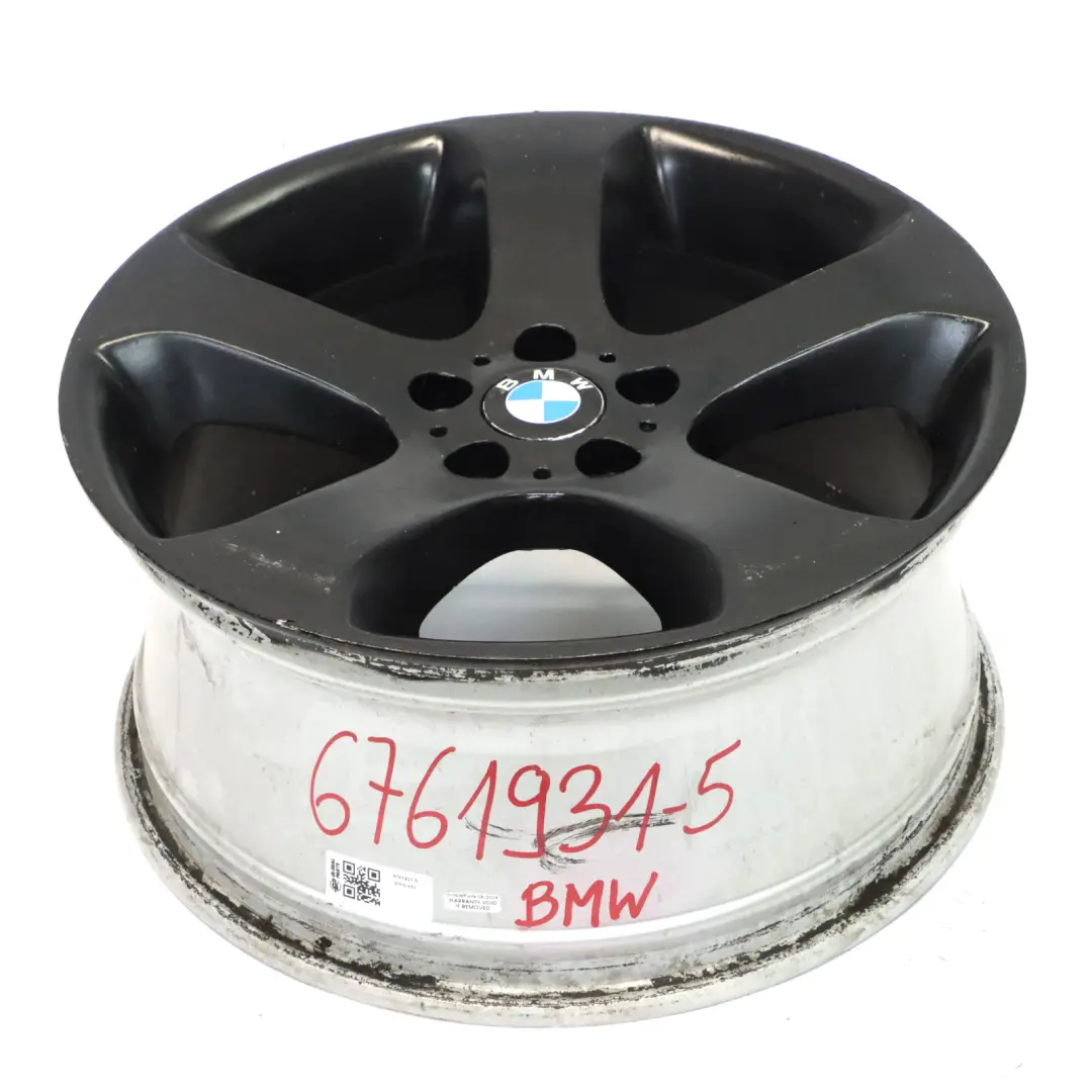 BMW X5 E53 Llanta de aleación negra delantera 19" Star Spoke 132 9J ET:48 - SKU 6761931-5 - Número de pieza 6761931