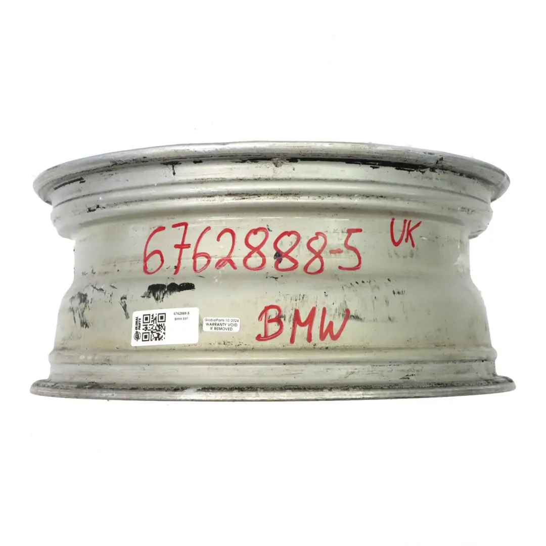 Alloy Rim 17" V-Spoke 141 ET:47 7J 6762888 BMW E81 E87 Silver Wheel - SKU 6762888-5 - Part number 6775621