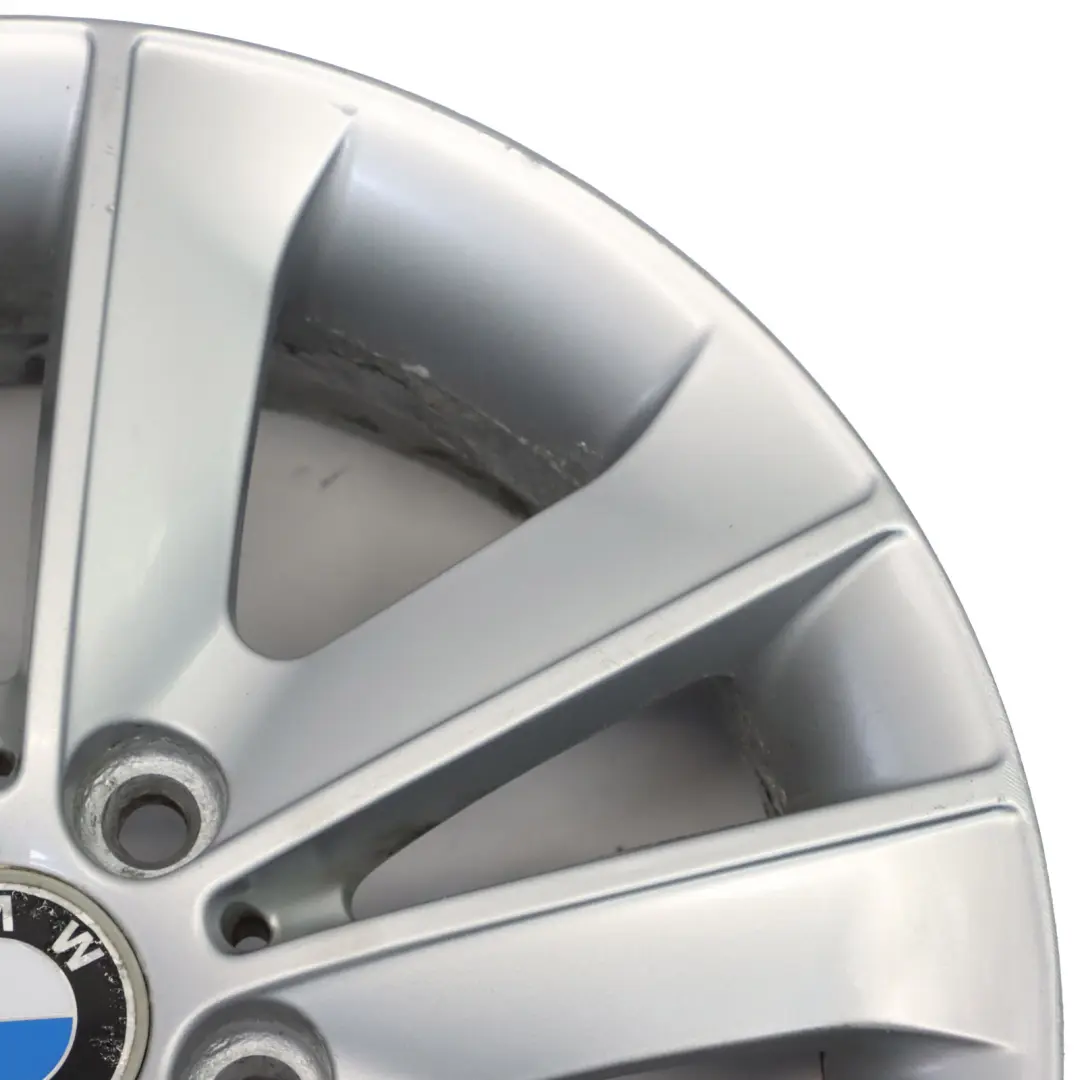BMW E81 E87 Argento Cerchio in lega 17" V-Spoke 141 ET:47 7J 6762888 - SKU 6762888-5 - Numero di parte 6775621