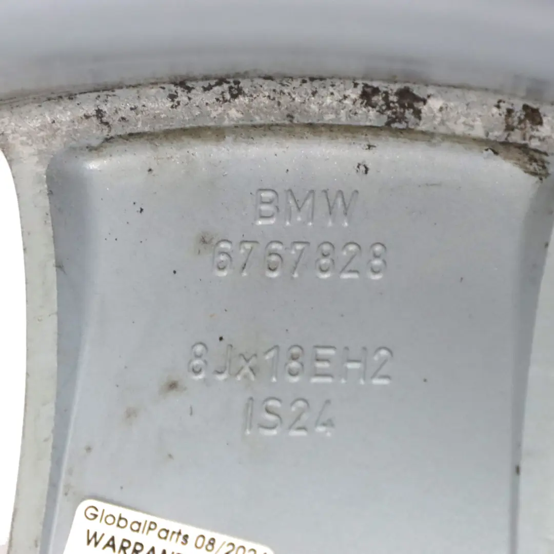 BMW 7 Series E65 E66 Wheel Alloy Rim 18" Spider Spoke 175 8J ET:24 - SKU 6767828-2 - Part number 6767828