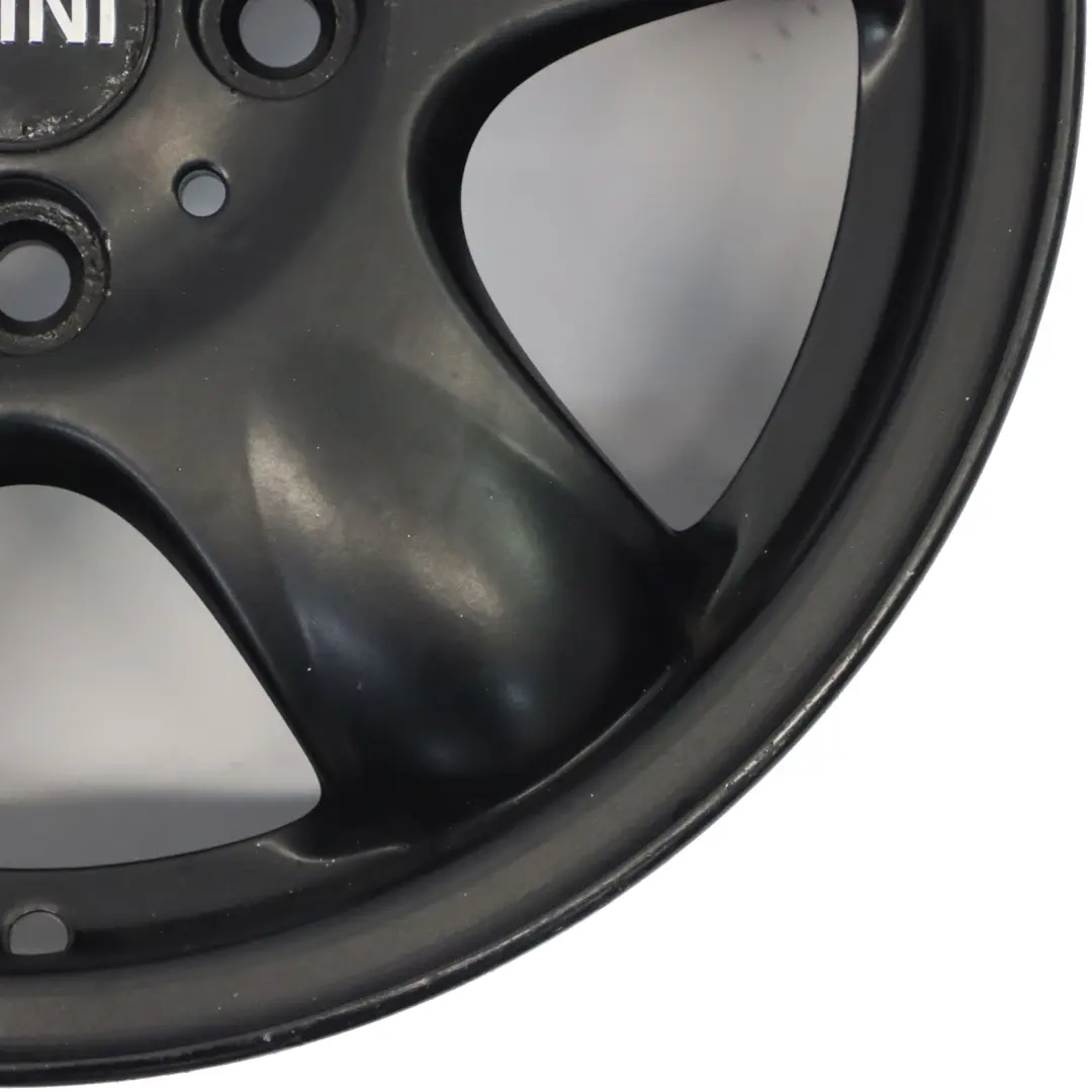 Mini Cooper One R50 R55 R56 Black Wheel Alloy Rim 15" 5-Start Spooler 100 - SKU 6768498-10 - Part number 6768498