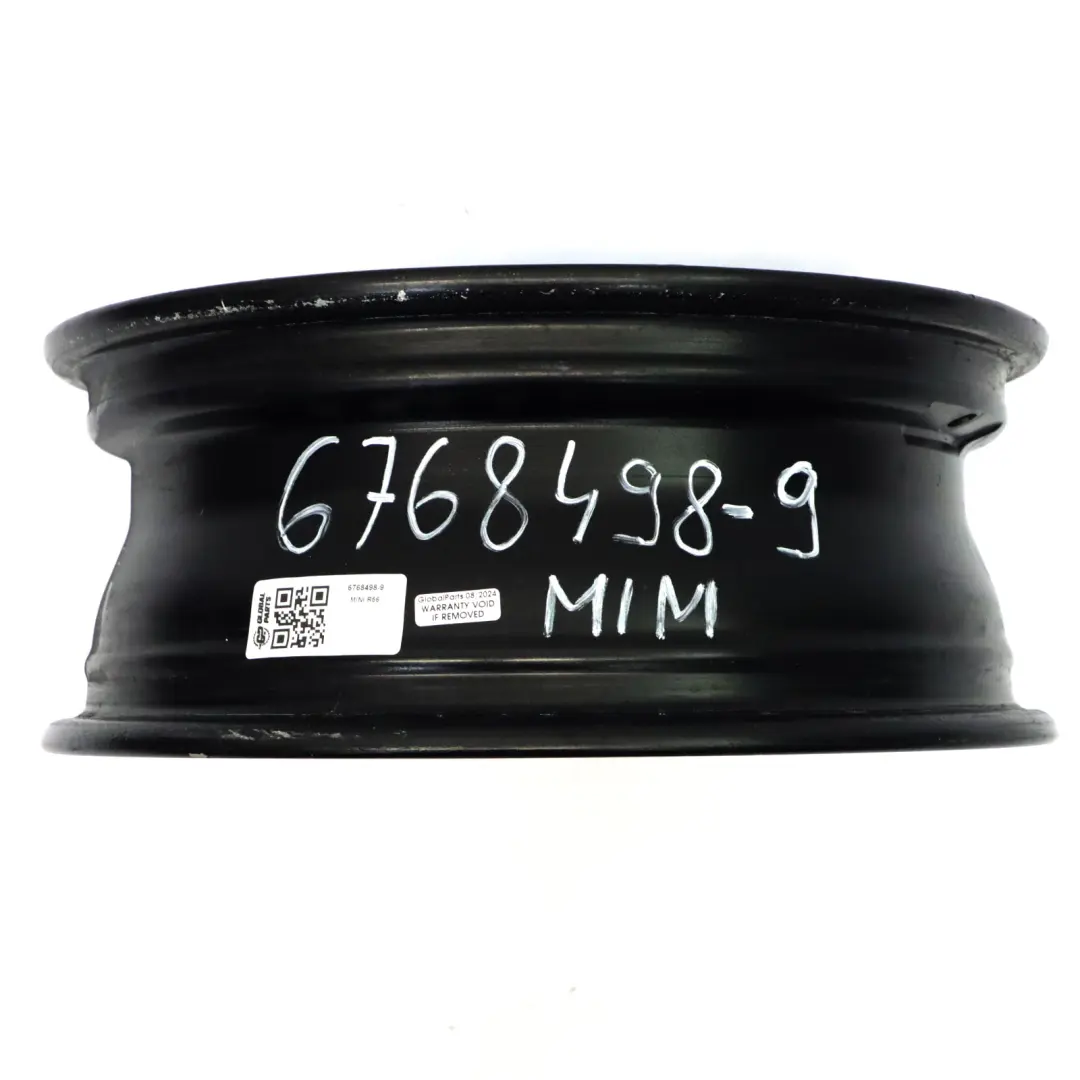 Mini Cooper One R50 R55 R56 Black Wheel Alloy Rim 15" 5-Start Spooler 100 - SKU 6768498-9 - Part number 6768498