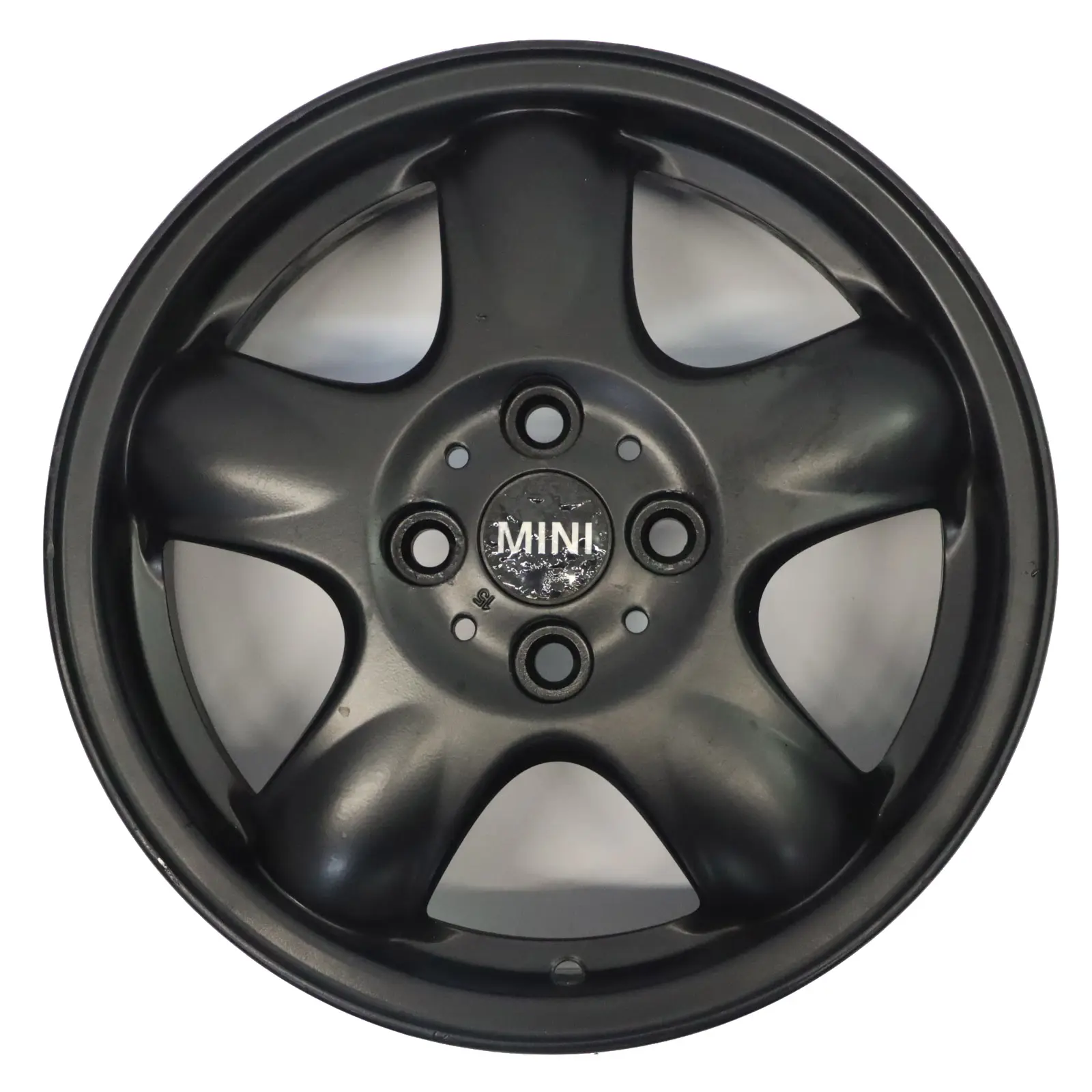 Mini Cooper One R50 R55 R56 Cerchio In Lega Nero 15" 5-Start Spooler 100