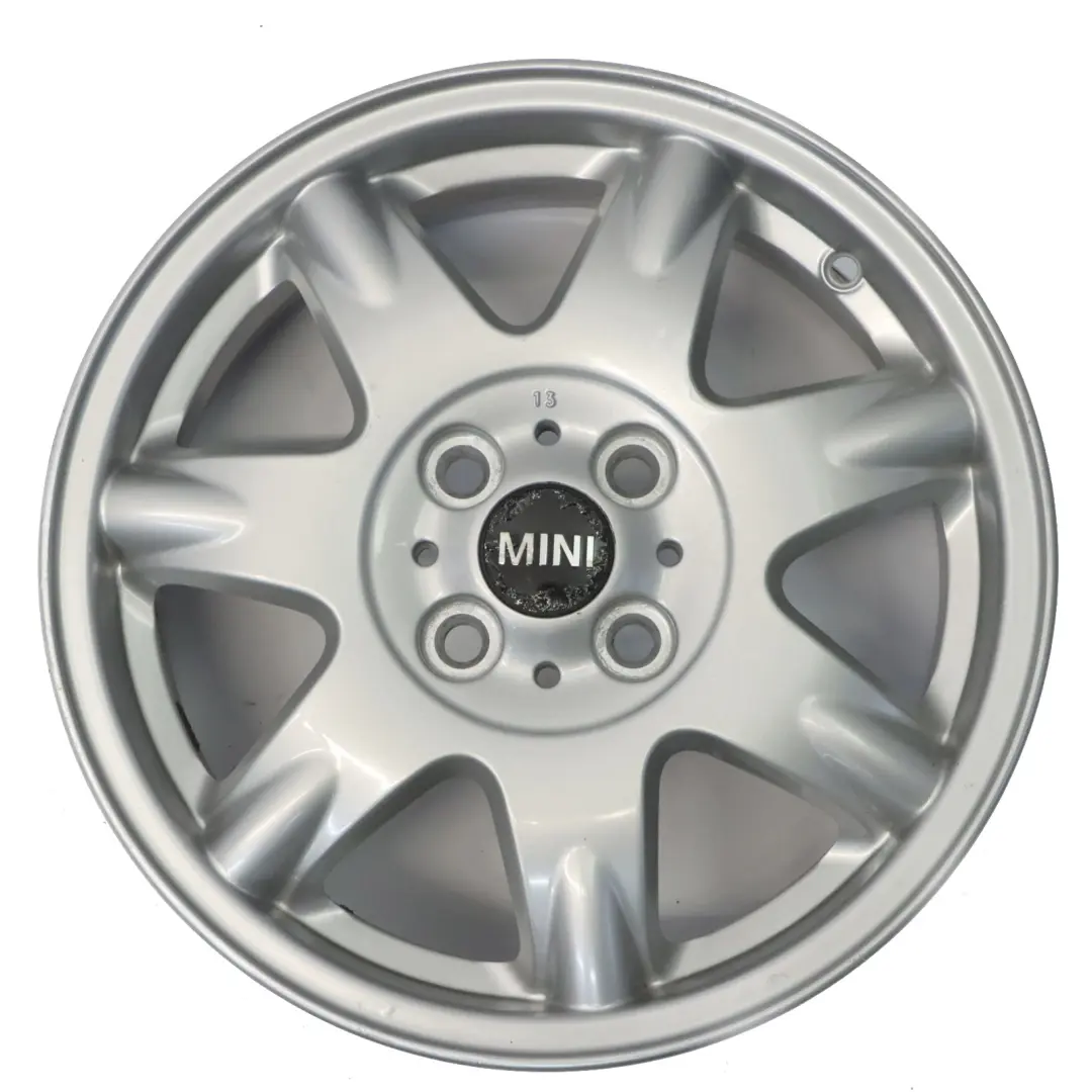 Silberne Leicht Metall Felge 15" ET:45 5,5J Mini R50 R55 R56 - SKU 6768972-1 - Teilenummer 6768972