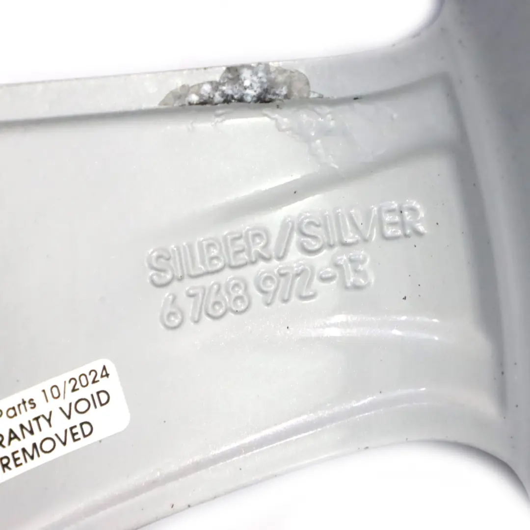 Silberne Leicht Metall Felge 15" ET:45 5,5J Mini R50 R55 R56 - SKU 6768972-1 - Teilenummer 6768972