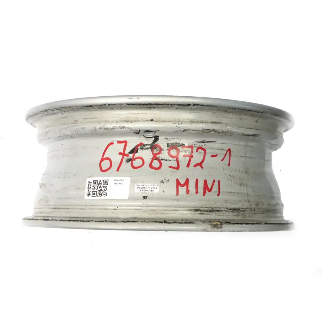 Silberne Leicht Metall Felge 15" ET:45 5,5J Mini R50 R55 R56 - SKU 6768972-1 - Teilenummer 6768972