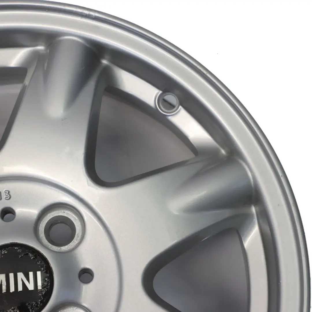 Silberne Leicht Metall Felge 15" ET:45 5,5J Mini R50 R55 R56 - SKU 6768972-1 - Teilenummer 6768972