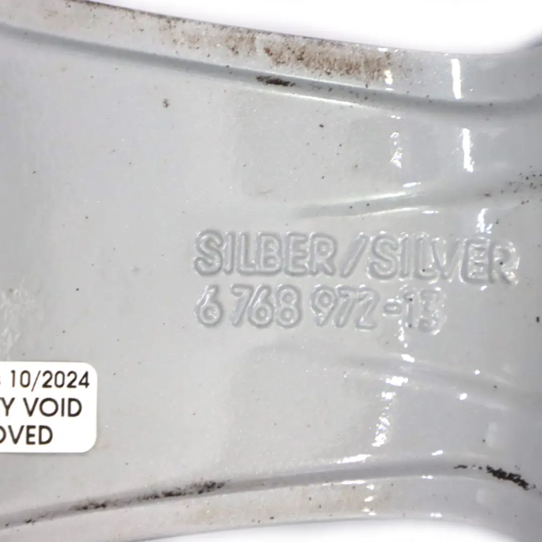 Alloy Rim 15" 5,5J ET:45 Delta Spoke 96 to Mini Cooper R50 R55 R56 Silver Wheel with Part number 6768972 Mini Cooper R50 R55 R56 Silver Wheel Alloy Rim 15" 5,5J ET:45 Delta Spoke 96 - SKU 6768972-4 - Part number 6768972