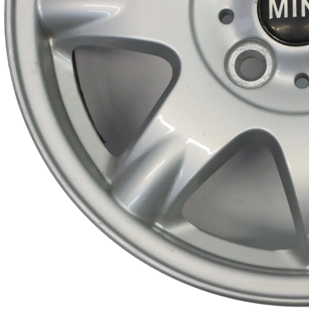 Alloy Rim 15" 5,5J ET:45 Delta Spoke 96 to Mini Cooper R50 R55 R56 Silver Wheel with Part number 6768972 Mini Cooper R50 R55 R56 Silver Wheel Alloy Rim 15" 5,5J ET:45 Delta Spoke 96 - SKU 6768972-4 - Part number 6768972