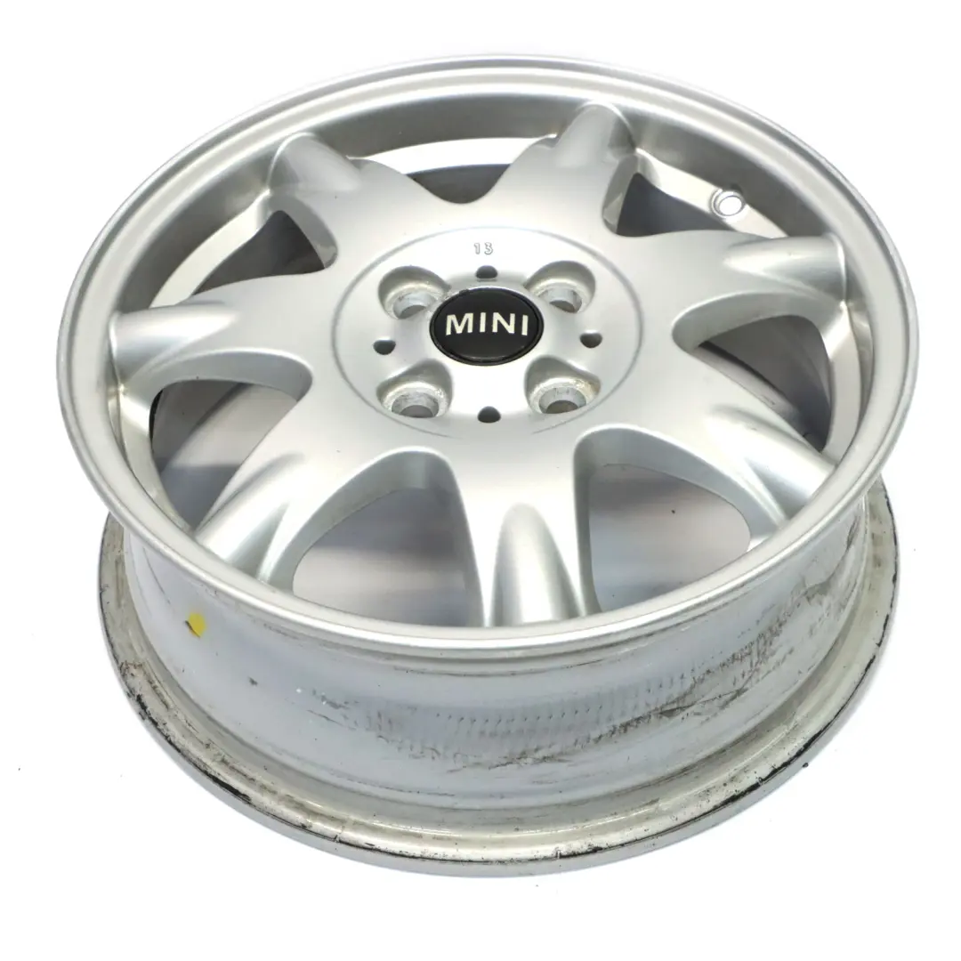 Mini Cooper R50 R55 R56 Silver Wheel Alloy Rim 15" 5,5J ET:45 Delta Spoke 96 - SKU 6768972-4 - Part number 6768972