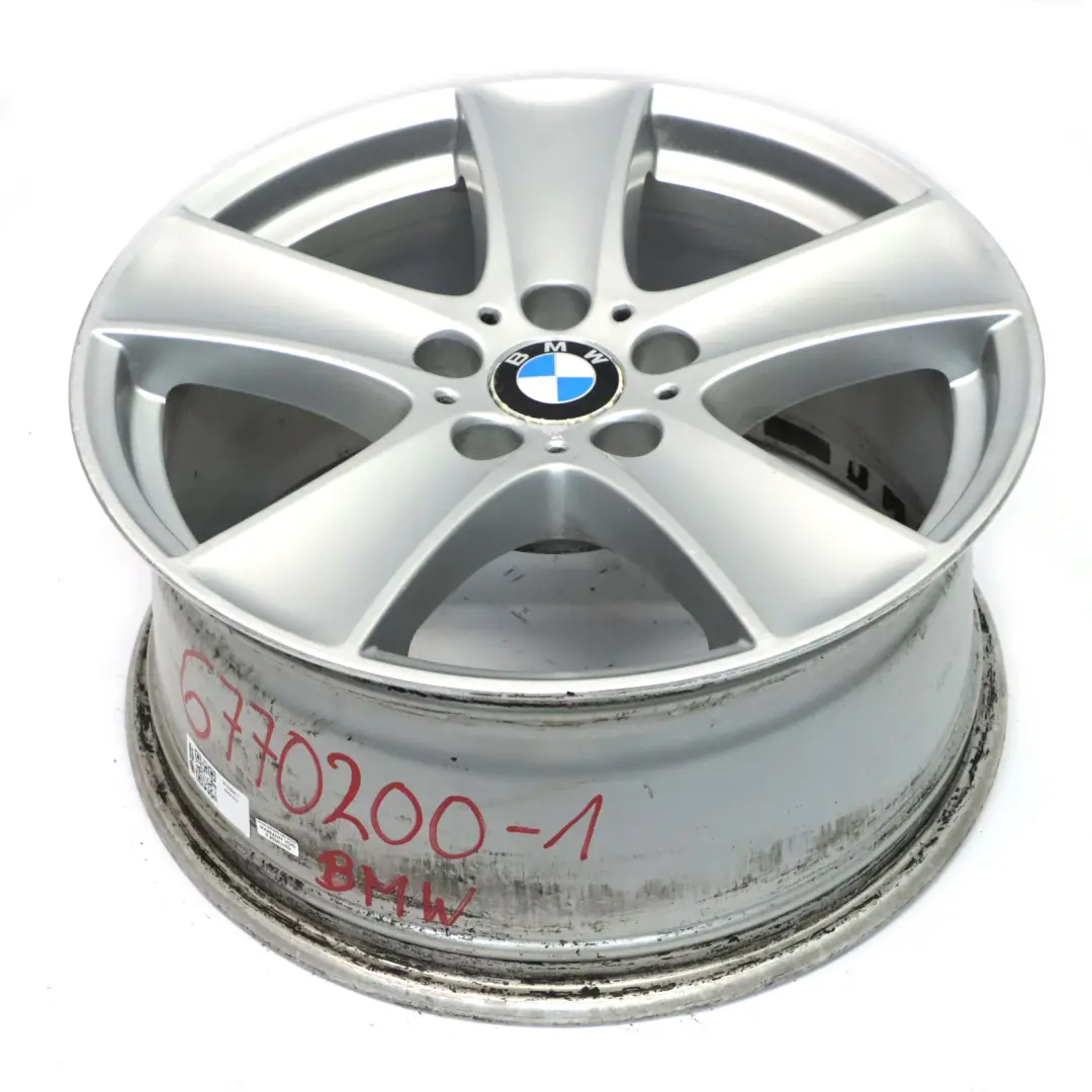 Llanta de aleación de plata 18 "ET:46 8.5J Star Spoke 209 para BMW X5 E70 con número de pieza 6770200 BMW X5 E70 Llanta de aleación de plata 18 "ET:46 8.5J Star Spoke 209 - SKU 6770200-1 - Número de pieza 6770200