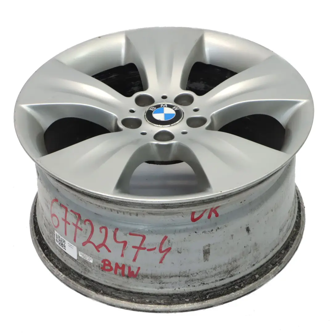Alloy Rim 19" Star Spoke 213 ET:48 9J to BMW X5 E70 Rear Wheel with Part number 6772247 BMW X5 E70 Rear Wheel Alloy Rim 19" Star Spoke 213 ET:48 9J - SKU 6772247-4 - Part number 6772247