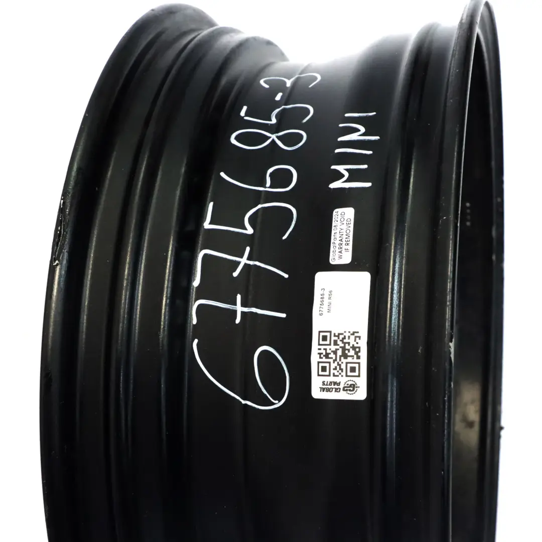 Mini Cooper 3 R50 R55 R56 Schwarz Alu Felge 17" 7J ET:48 Flamme Speiche 97 - SKU 6775685-3 - Teilenummer 6775685