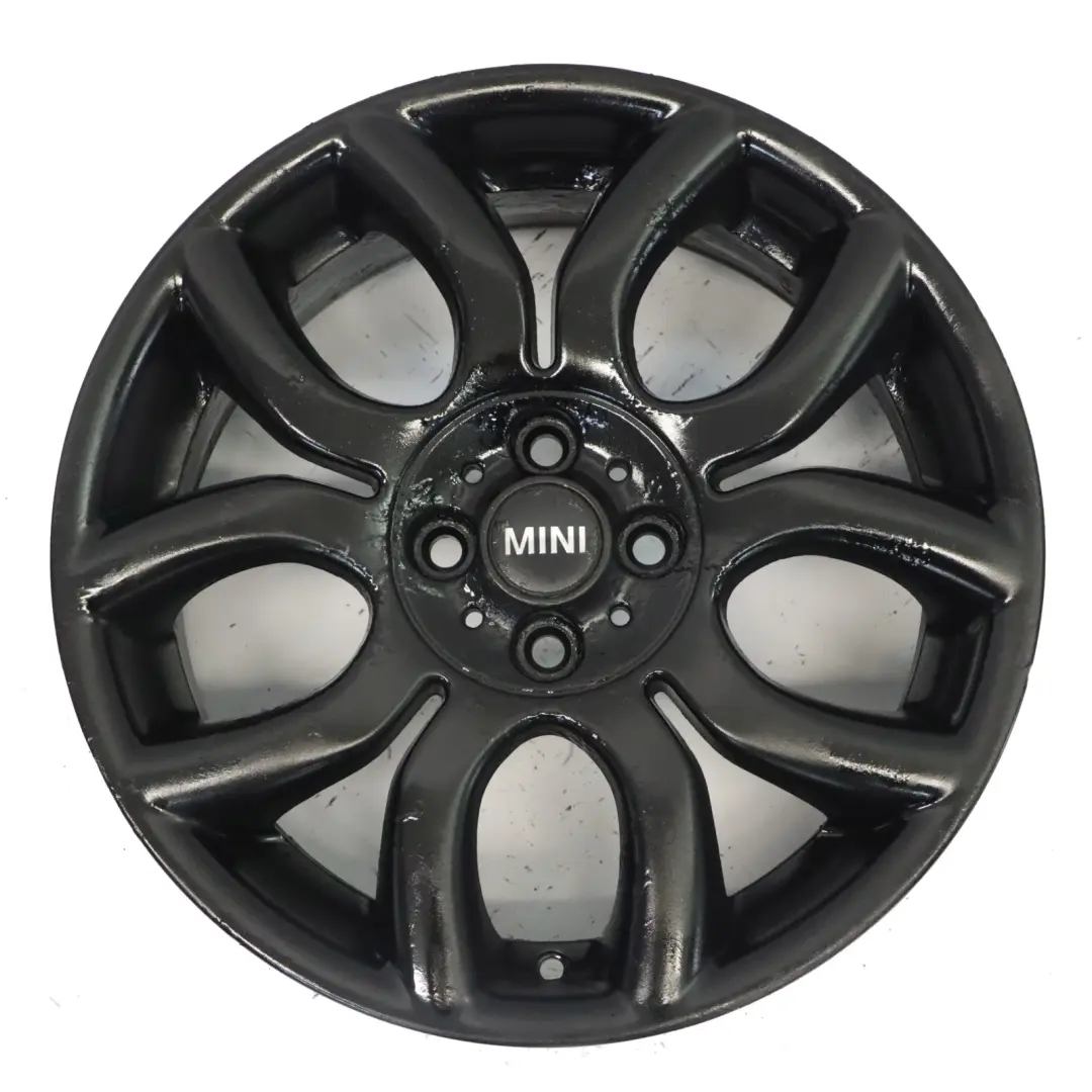 Alloy Rim 17" 7J ET:48 Flame Spoke 97 to Mini Cooper R50 R55 R56 Black Wheel with Part number 6775685 Mini Cooper R50 R55 R56 Black Wheel Alloy Rim 17" 7J ET:48 Flame Spoke 97 - SKU 6775685-5 - Part number 6775685