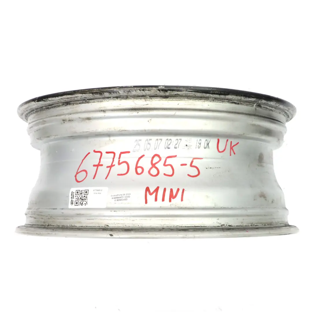 Alloy Rim 17" 7J ET:48 Flame Spoke 97 Mini Cooper R50 R55 R56 Black Wheel - SKU 6775685-5 - Part number 6775685