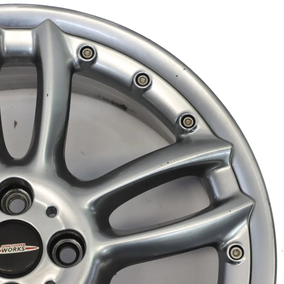 Mini R56 Grey Light Alloy Wheel Rim 18" 7J ET:52 Double Spoke - SKU 6777357-2 - Part number 6777357