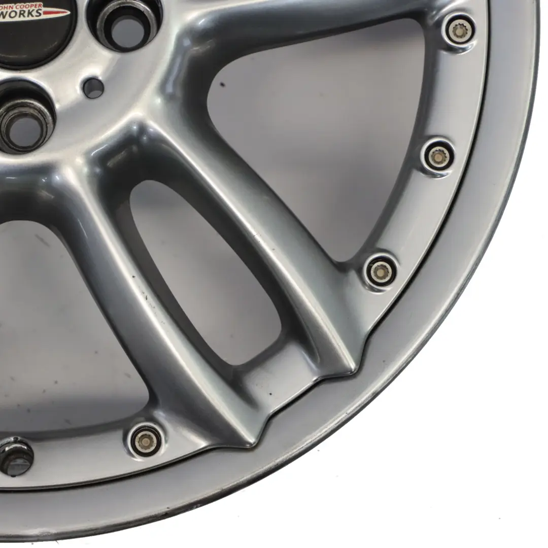Mini R56 Grey Light Alloy Wheel Rim 18" 7J ET:52 Double Spoke - SKU 6777357-2 - Part number 6777357