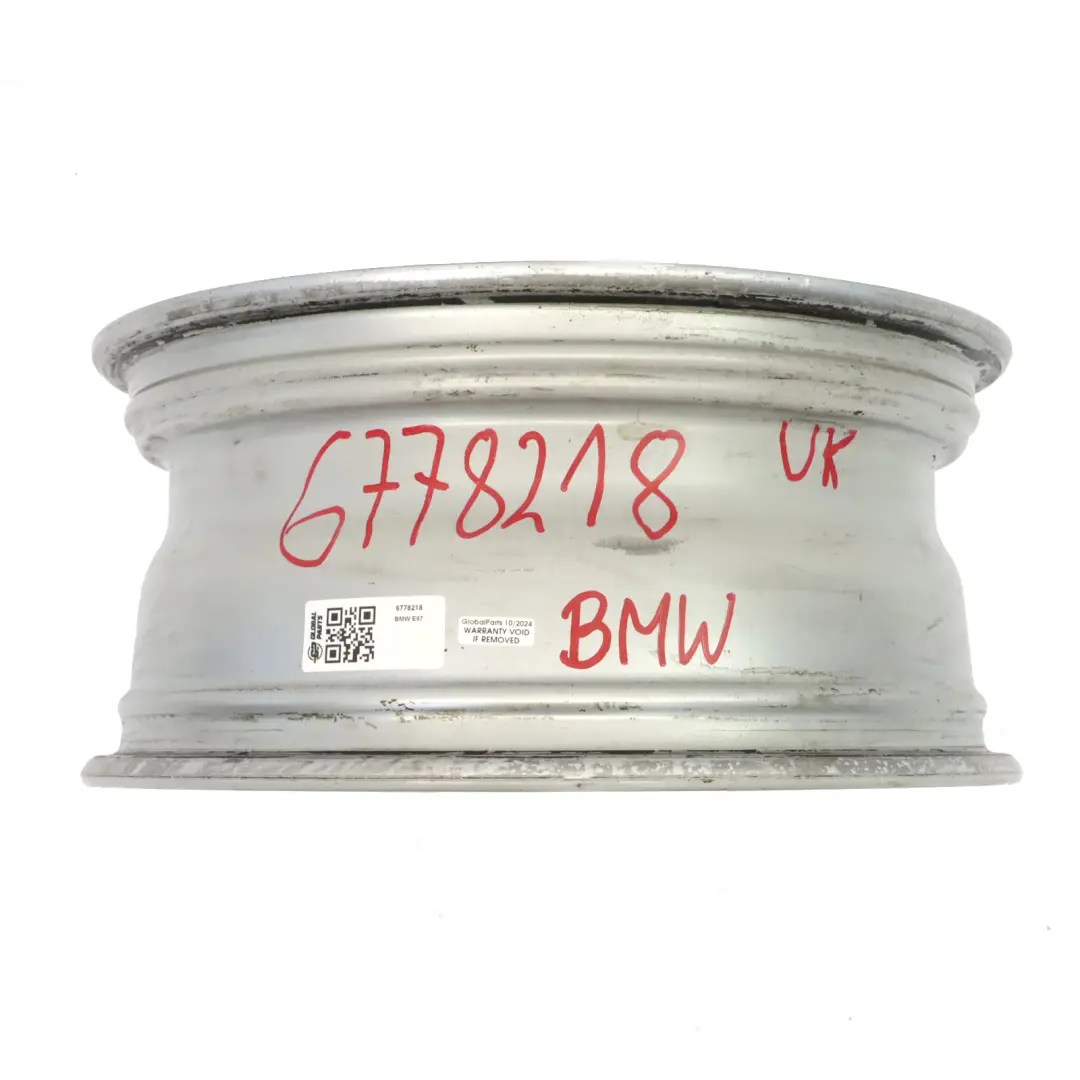 BMW E82 E81 E87 E88 Llanta De aleacion 16" V-Spoke 255 ET:44 7J - SKU 6778218 - Número de pieza 6778218