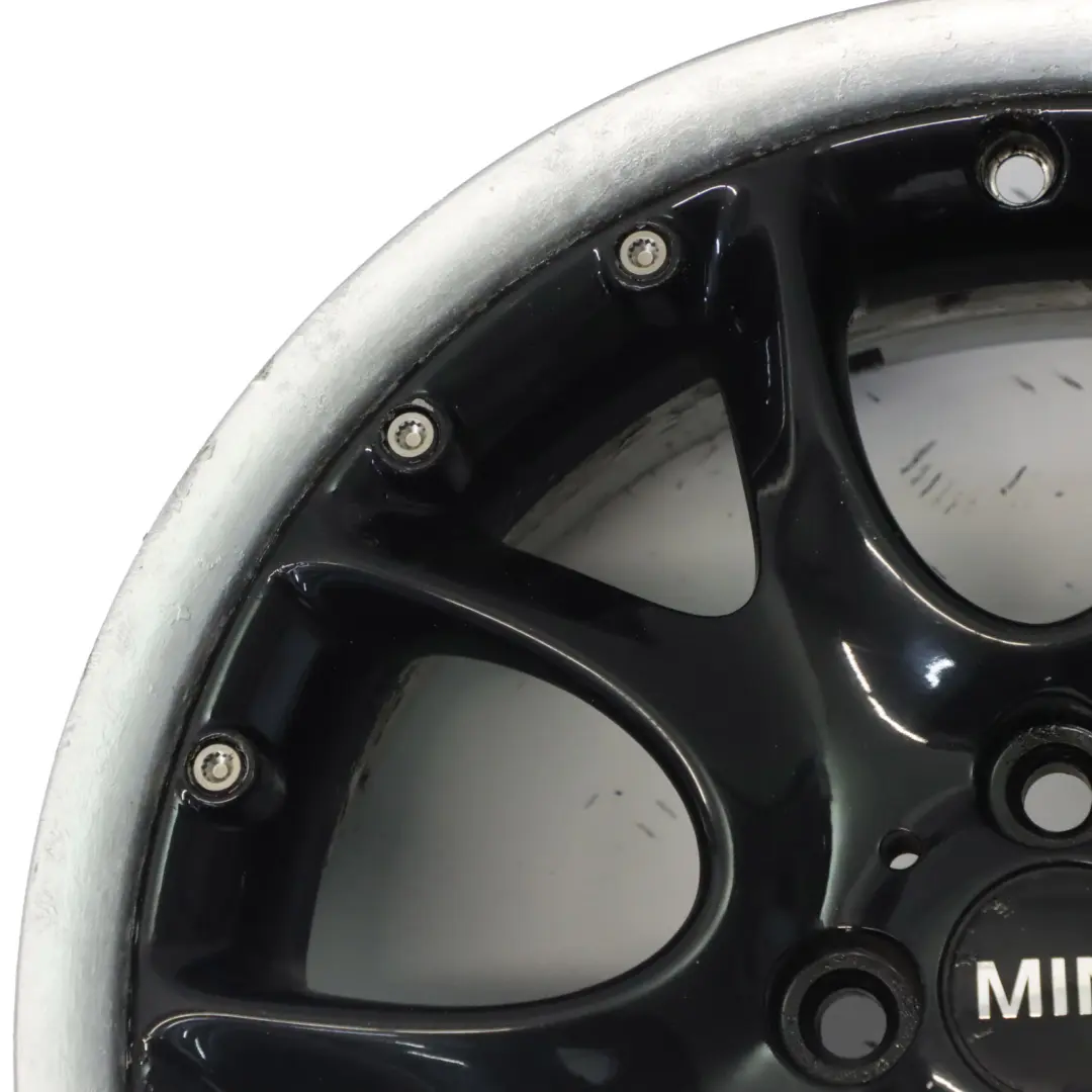 Jante Alliage Noir 17" ET:48 7J Web Cross Spoke 98 pour Mini Cooper One R50 R56 à propos du numéro de pièce 6787710 Mini Cooper One R50 R56 Jante Alliage Noir 17" ET:48 7J Web Cross Spoke 98 - SKU 6787710-1 - Numéro de pièce 6787710