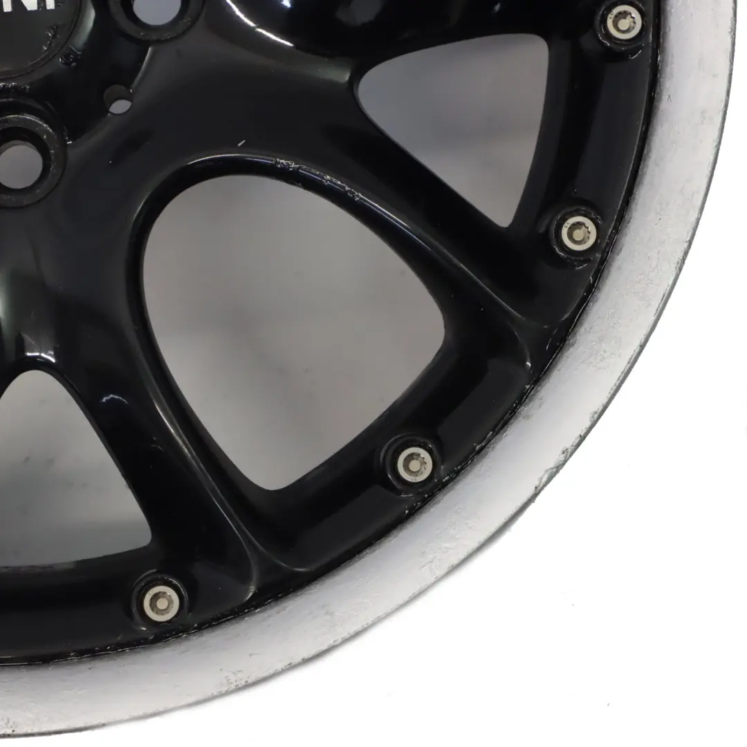 Mini Cooper One R50 R56 Black Wheel Alloy Rim 17" ET:48 7J Web Cross Spoke 98 - SKU 6787710-1 - Part number 6787710