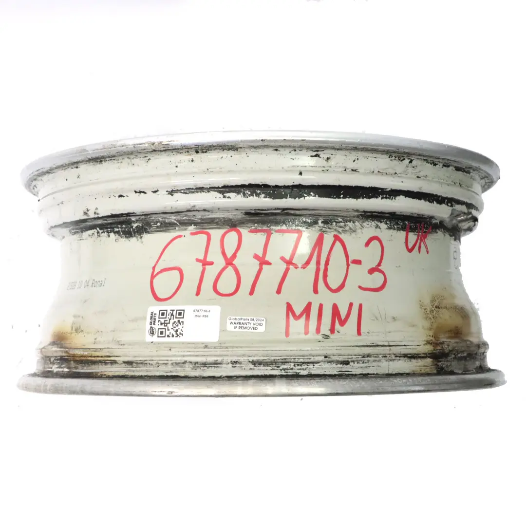 Alloy Rim 17" ET:48 7J Web Cross Spoke 98 to Mini Cooper R50 R56 Black Wheel with Part number 6787710 Mini Cooper R50 R56 Black Wheel Alloy Rim 17" ET:48 7J Web Cross Spoke 98 - SKU 6787710-3 - Part number 6787710