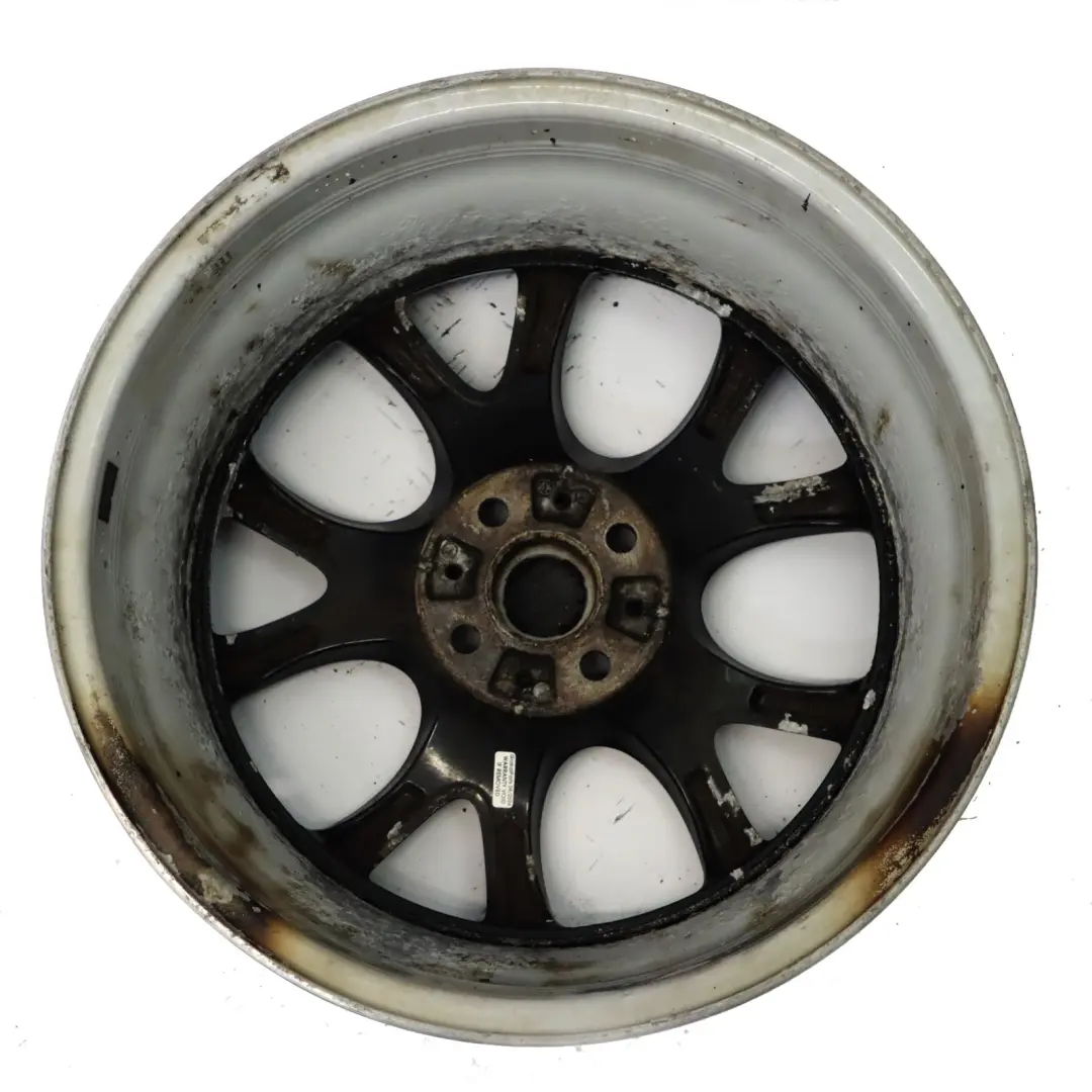 Alloy Rim 17" ET:48 7J Web Cross Spoke 98 to Mini Cooper R50 R56 Black Wheel with Part number 6787710 Mini Cooper R50 R56 Black Wheel Alloy Rim 17" ET:48 7J Web Cross Spoke 98 - SKU 6787710-3 - Part number 6787710