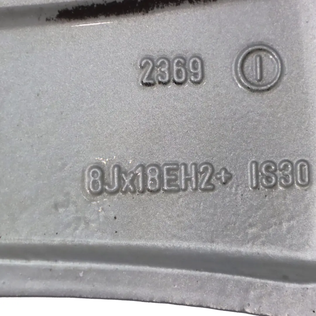 Alloy Rim Star Spoke 330 8J 18" ET:30 to BMW F10 F11 F12 Silver Wheel with Part number 6790176 BMW F10 F11 F12 Silver Wheel Alloy Rim Star Spoke 330 8J 18" ET:30 - SKU 6790176-3 - Part number 6790176