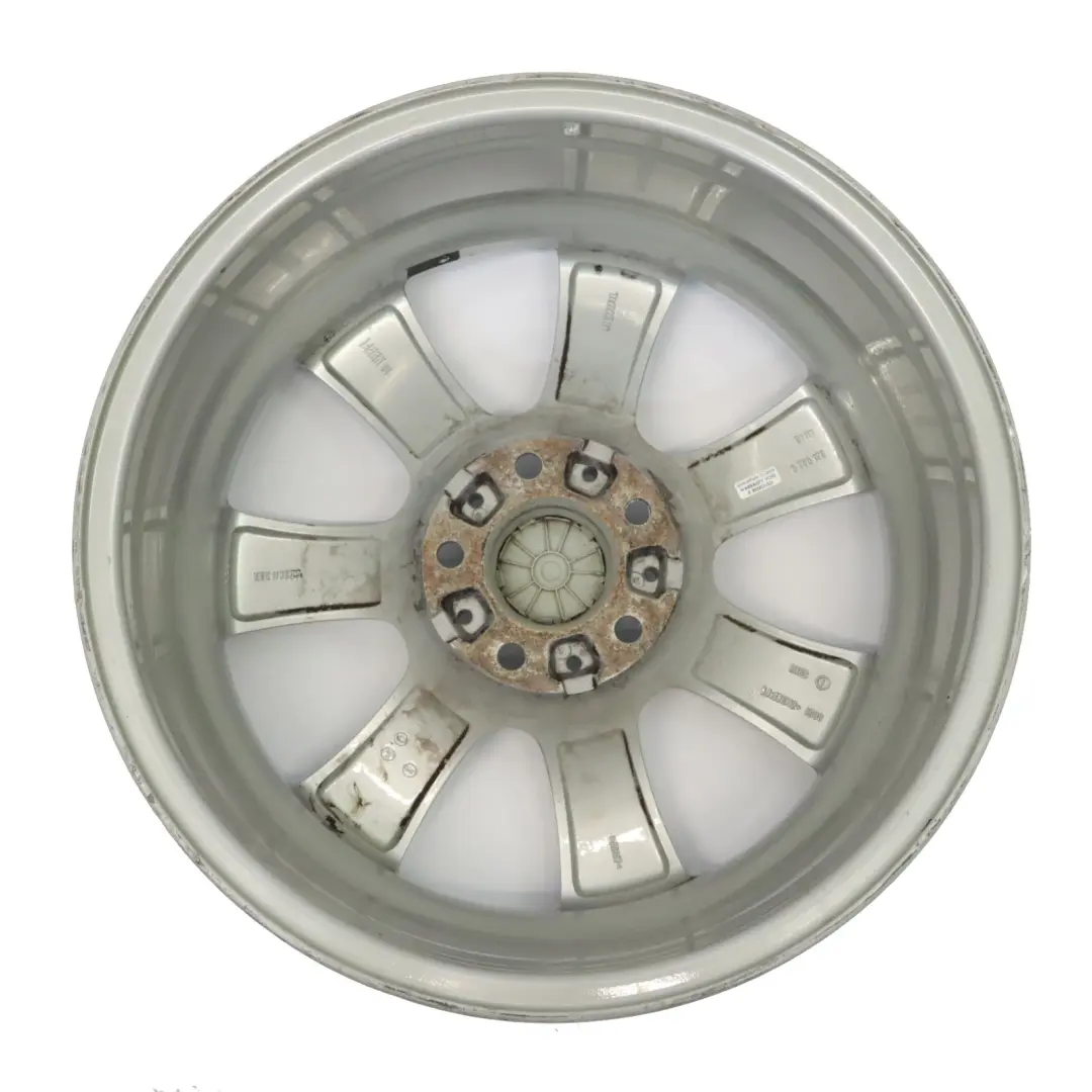 Alloy Rim Star Spoke 330 8J 18" ET:30 to BMW F10 F11 F12 Silver Wheel with Part number 6790176 BMW F10 F11 F12 Silver Wheel Alloy Rim Star Spoke 330 8J 18" ET:30 - SKU 6790176-3 - Part number 6790176
