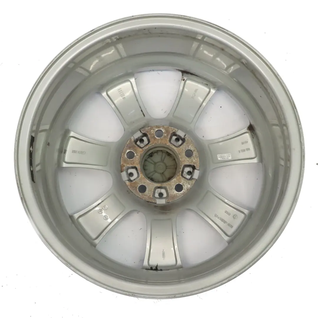 Alloy Rim Star Spoke 330 8J 18" ET:30 to BMW F10 F11 F12 Silver Wheel with Part number 6790176 BMW F10 F11 F12 Silver Wheel Alloy Rim Star Spoke 330 8J 18" ET:30 - SKU 6790176-4 - Part number 6790176