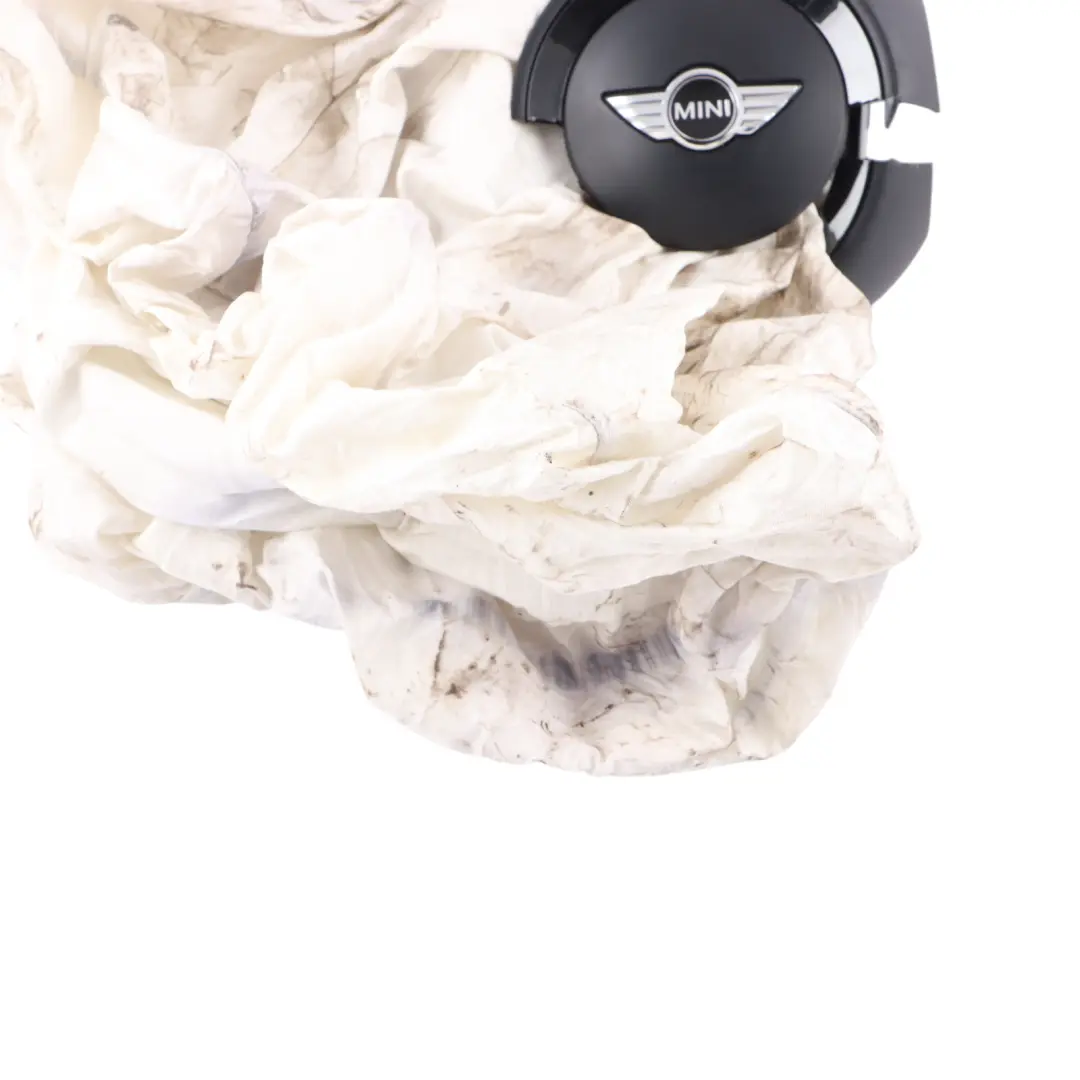Mini R55 R56 LCI Steering Wheel Driver's Sports Air Module Black DAMAGED - SKU 6791373-8 - Part number 6791373