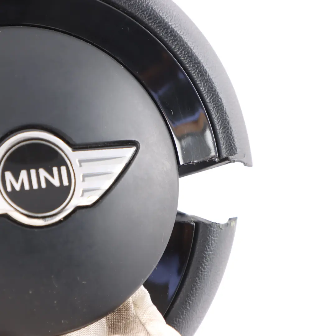 Mini R55 R56 LCI Steering Wheel Driver's Sports Air Module Black DAMAGED - SKU 6791373-8 - Part number 6791373