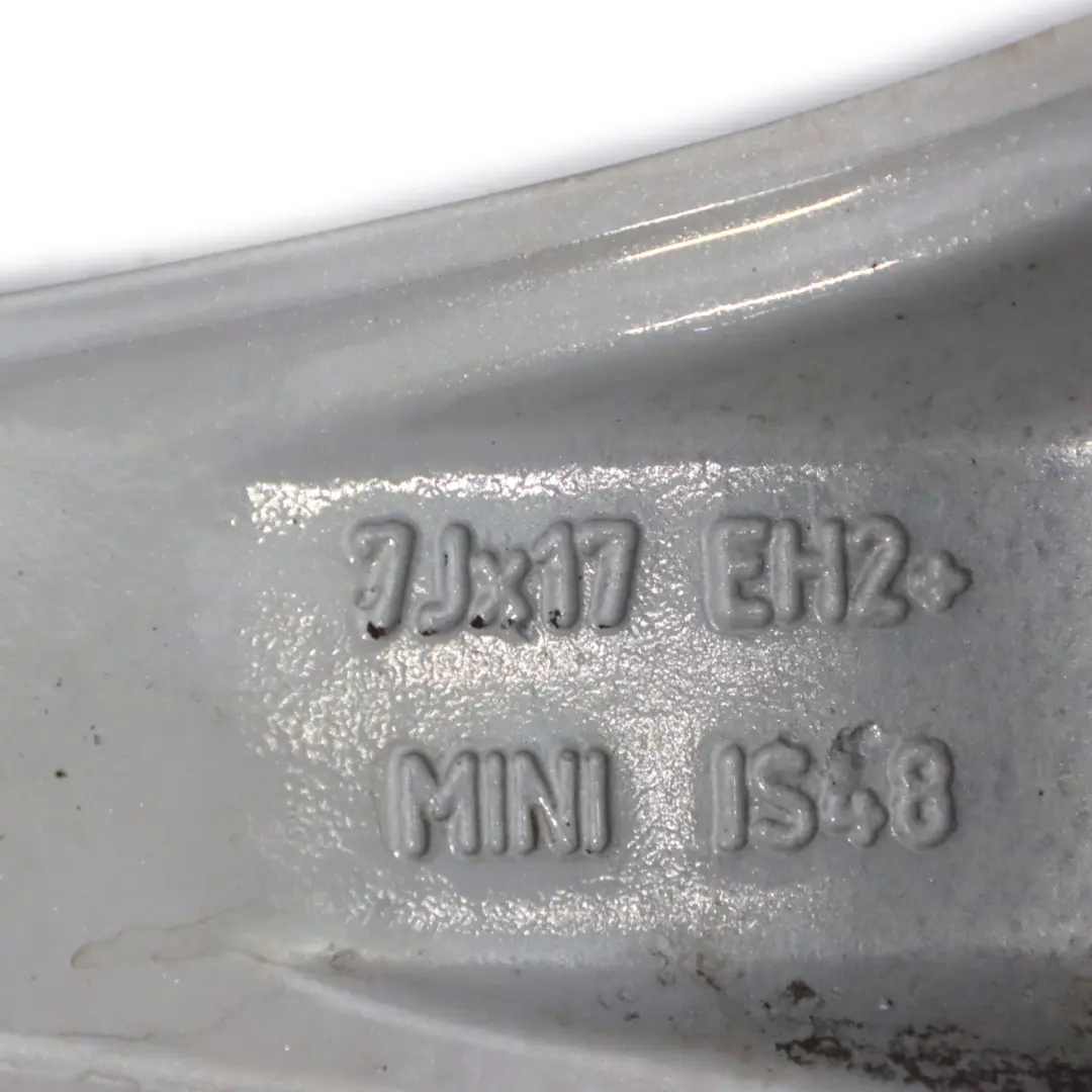 Alloy Rim 17" 7J ET:48 Conical Spoke 121 to Mini Cooper R55 R56 R57 Silver Wheel with Part number 6791945 Mini Cooper R55 R56 R57 Silver Wheel Alloy Rim 17" 7J ET:48 Conical Spoke 121 - SKU 6791945-4 - Part number 6791945