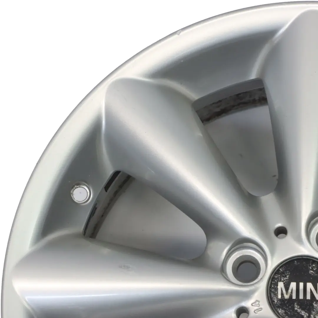 Alloy Rim 17" 7J ET:48 Conical Spoke 121 to Mini Cooper R55 R56 R57 Silver Wheel with Part number 6791945 Mini Cooper R55 R56 R57 Silver Wheel Alloy Rim 17" 7J ET:48 Conical Spoke 121 - SKU 6791945-4 - Part number 6791945