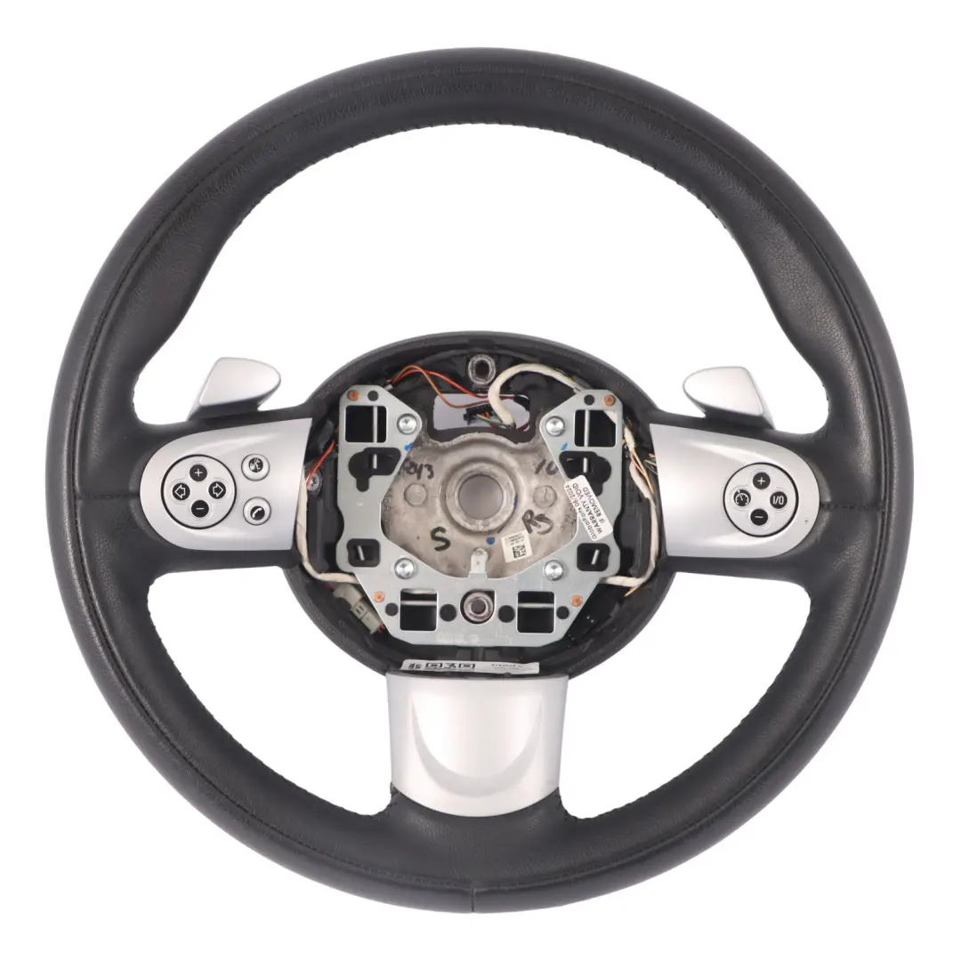 Leather Sport Steering Wheel Padle Shift Multifunction to Mini Cooper One R55 R56 with Part number 6794625 Mini Cooper One R55 R56 Leather Sport Steering Wheel Padle Shift Multifunction - SKU 6794625-3 - Part number 6794625