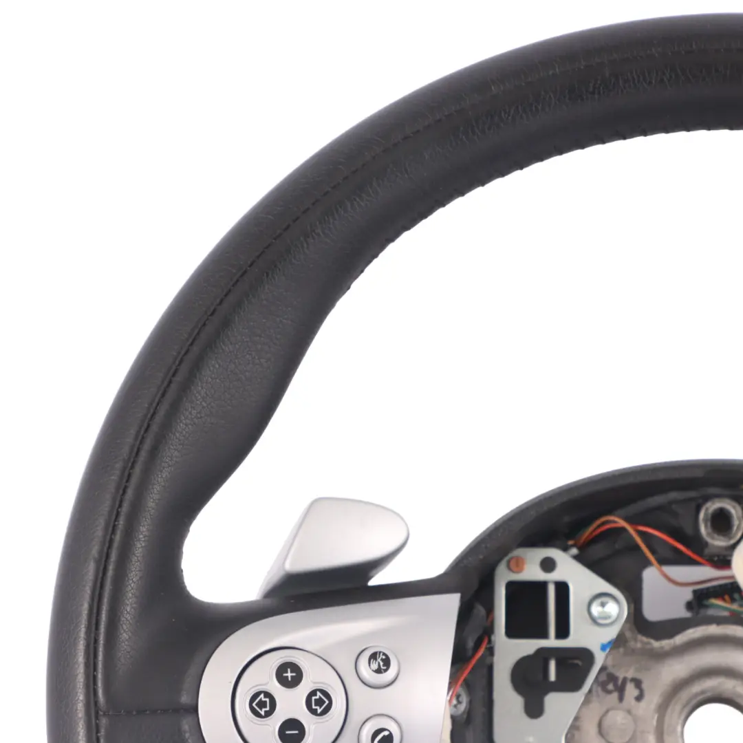 Leather Sport Steering Wheel Padle Shift Multifunction to Mini Cooper One R55 R56 with Part number 6794625 Mini Cooper One R55 R56 Leather Sport Steering Wheel Padle Shift Multifunction - SKU 6794625-3 - Part number 6794625